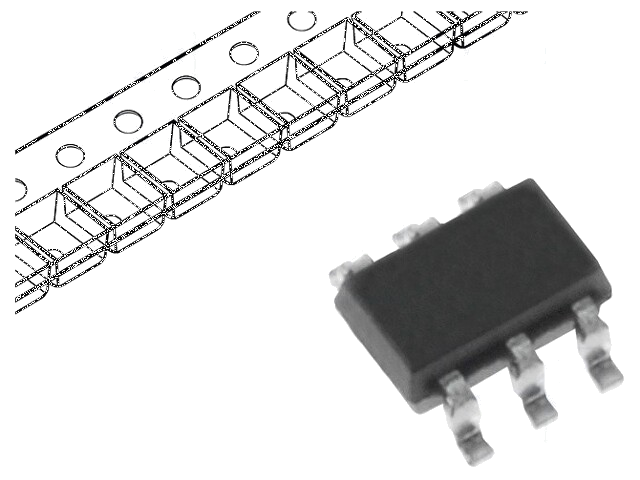 Diode: TVS netwerk; 6V; 6A; 150W; eenrichtings-; SC70-6; Ch: 4 Diode: TVS netwerk; 6V; 6A; 150W; eenrichtings-; SC70-6; Ch: 4